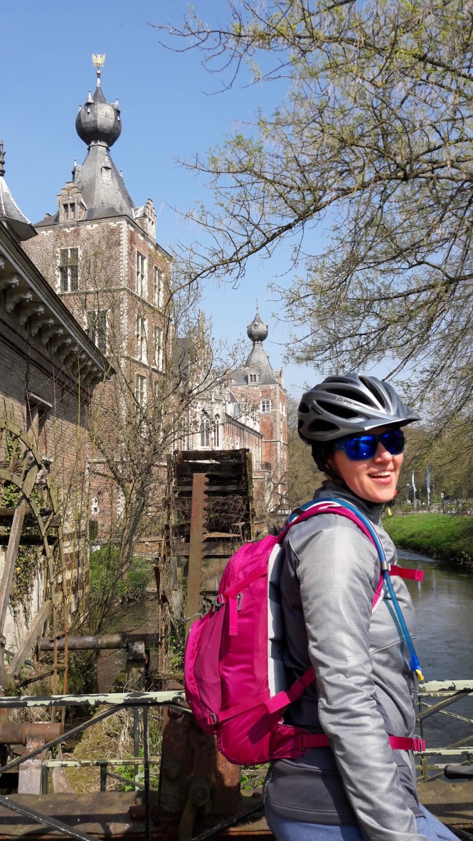 1. Me on the bike, exploring Belgium - what helped me a lot through the tough times